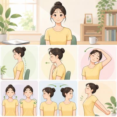 하루 5분으로 목 건강 이끄는 스트레칭 비법